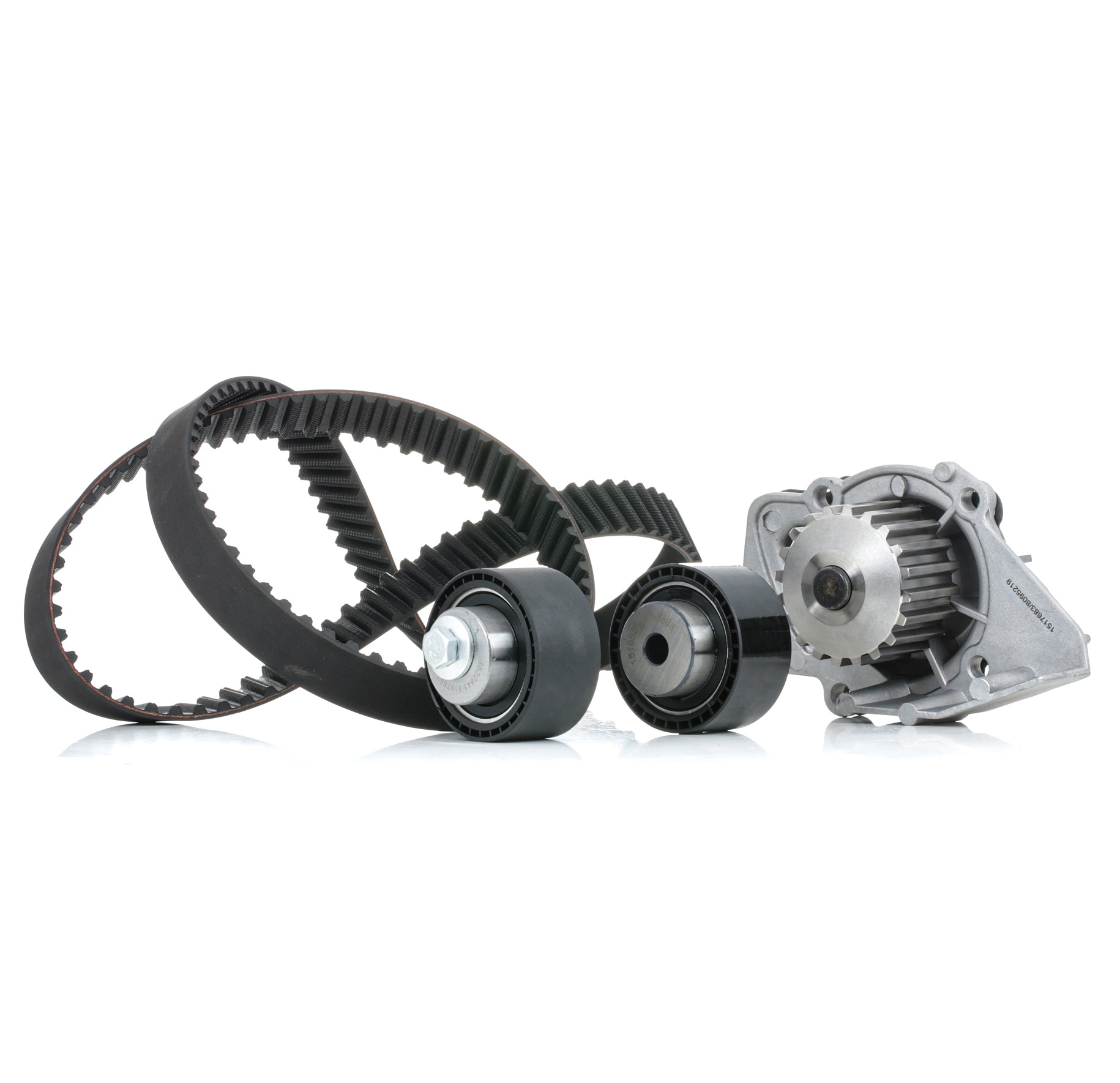 RIDEX 3096W0045 Sada rozvodového řemene s vodní pumpou Délka: 1134mm