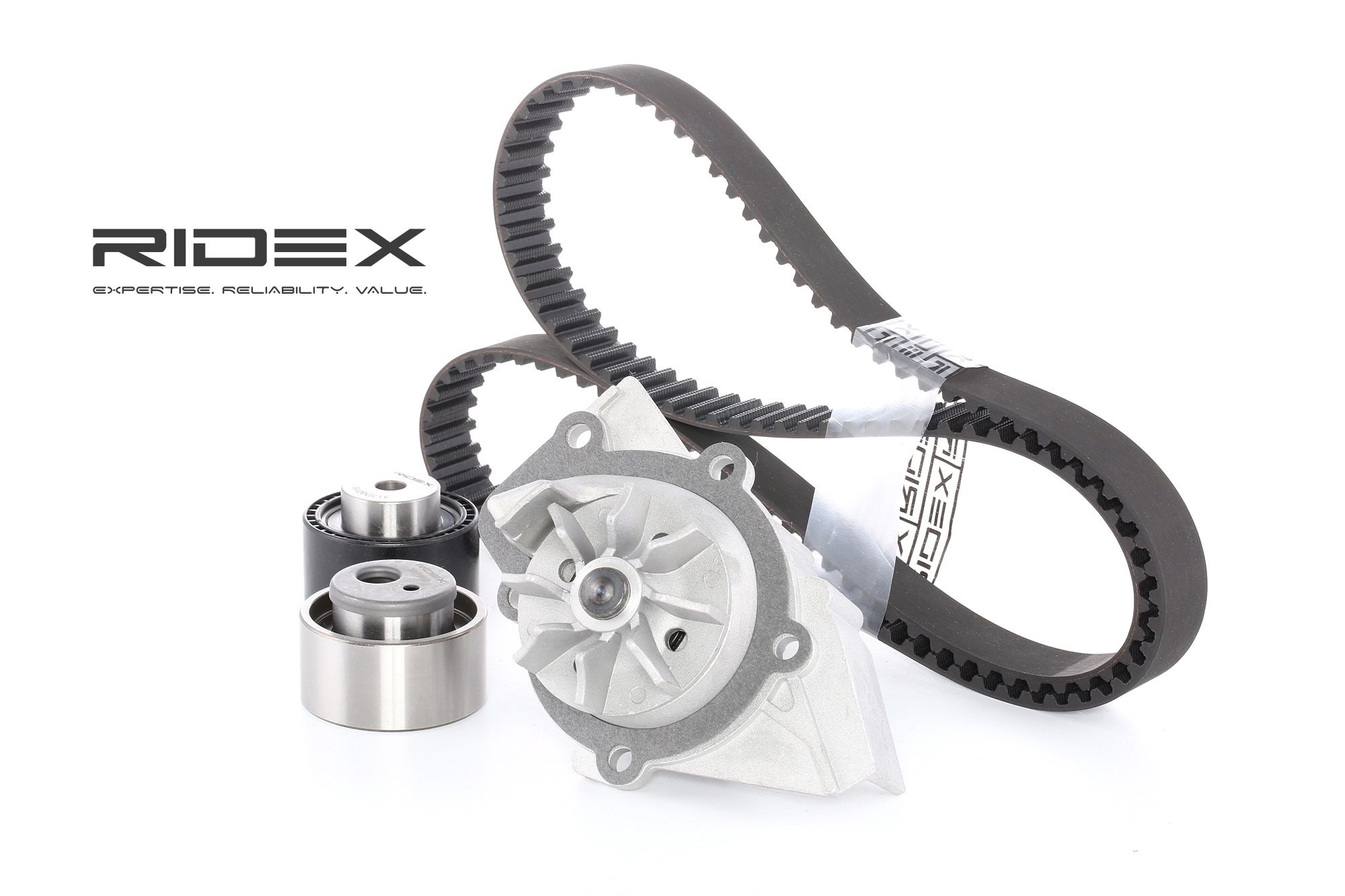 RIDEX 3096W0063 Zestaw paska rozrządu + pompa wody Szerokość: 25,4[mm]