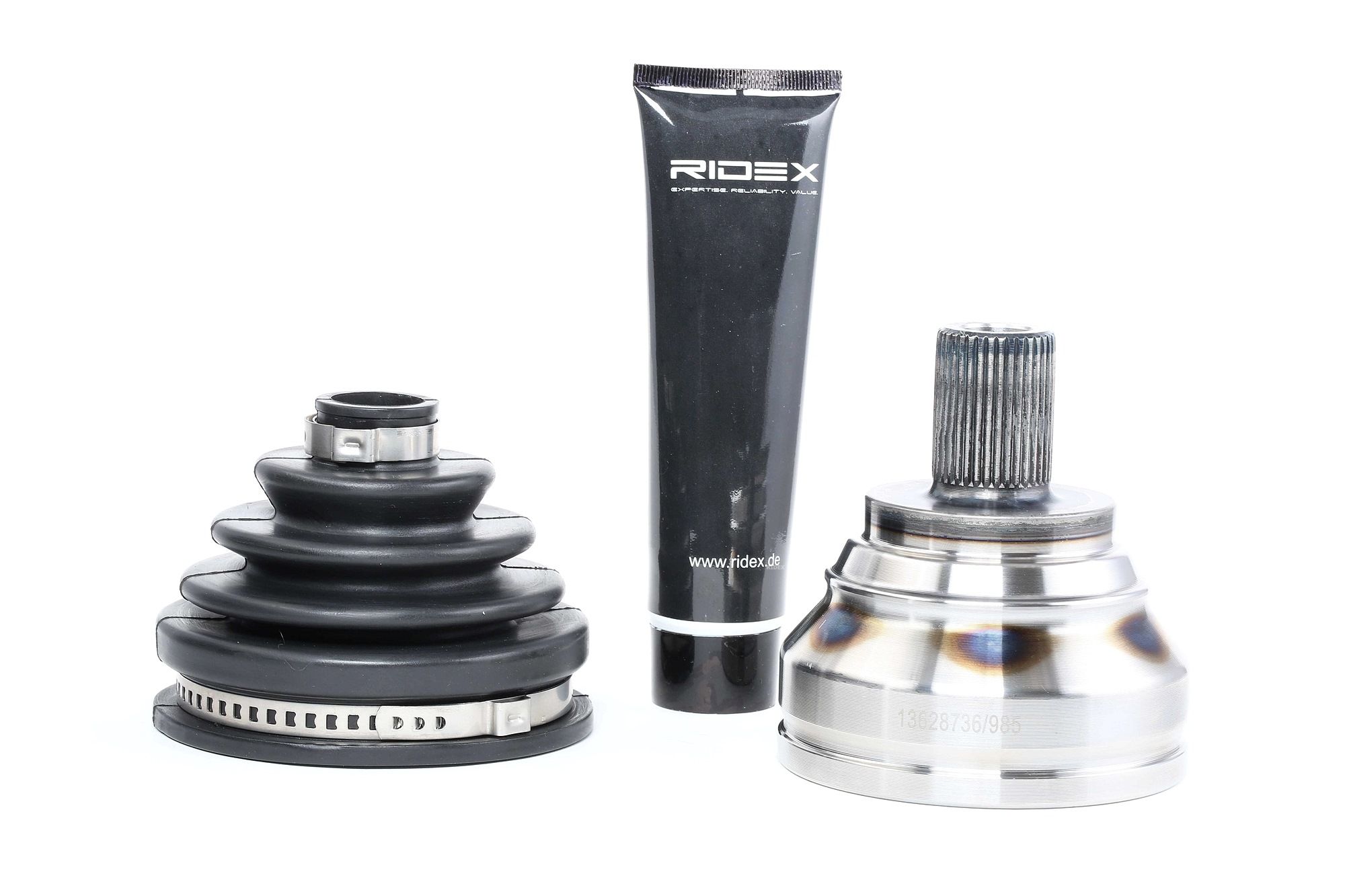 RIDEX Kit Giunto Omocinetico 5J0152 Kit Giunti Semiasse,Giunto Omocinetico VW,AUDI,SKODA,Golf V Schrägheck (1K1),GOLF VI (5K1),TOURAN (1T1, 1T2)