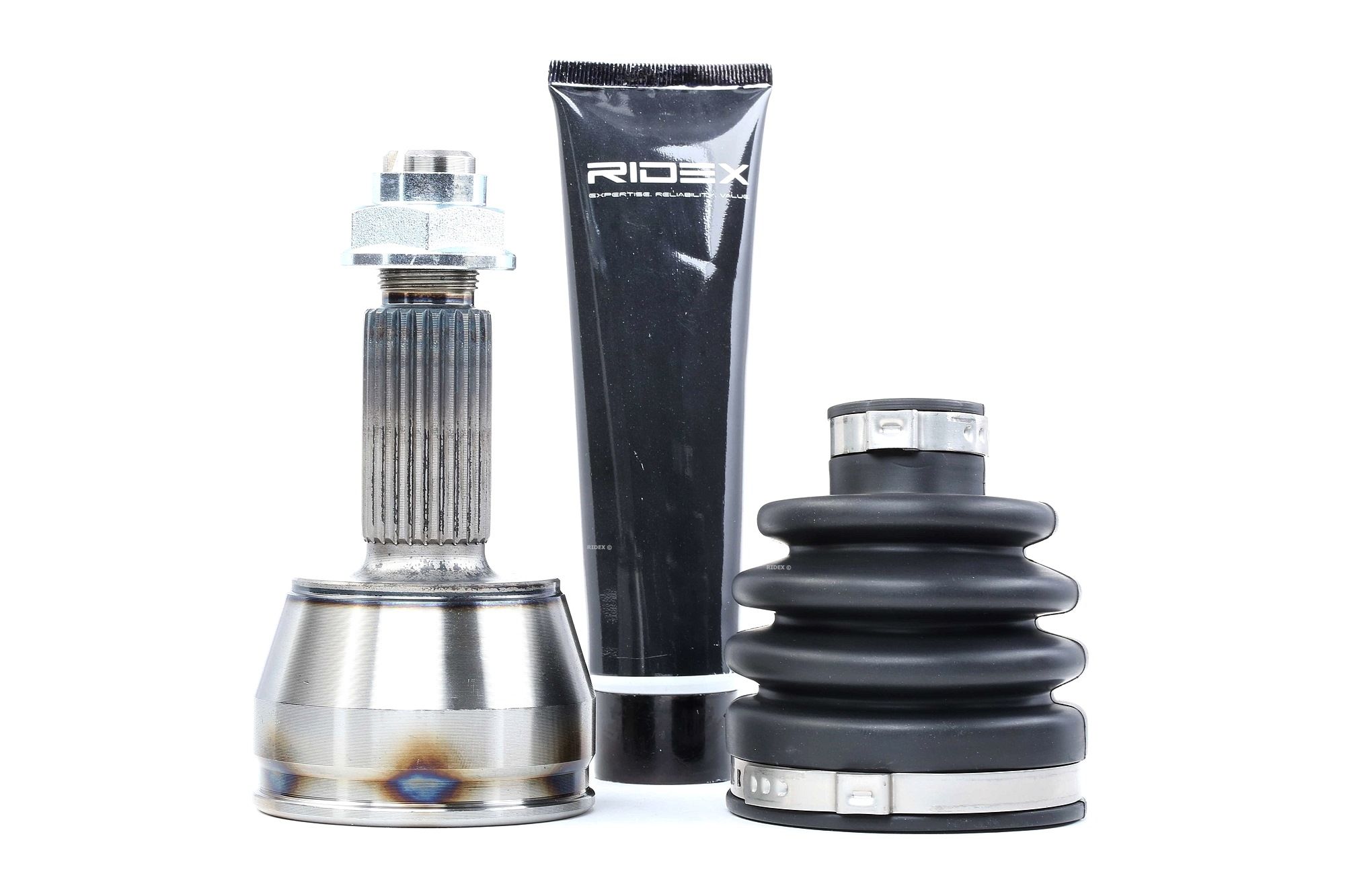 RIDEX Kit Giunto Omocinetico 5J0219 Kit Giunti Semiasse,Giunto Omocinetico FORD,MAZDA,Fiesta Mk4 Schrägheck (JAS, JBS),KA (RB_),Fiesta Mk4 (J3S, J5S)