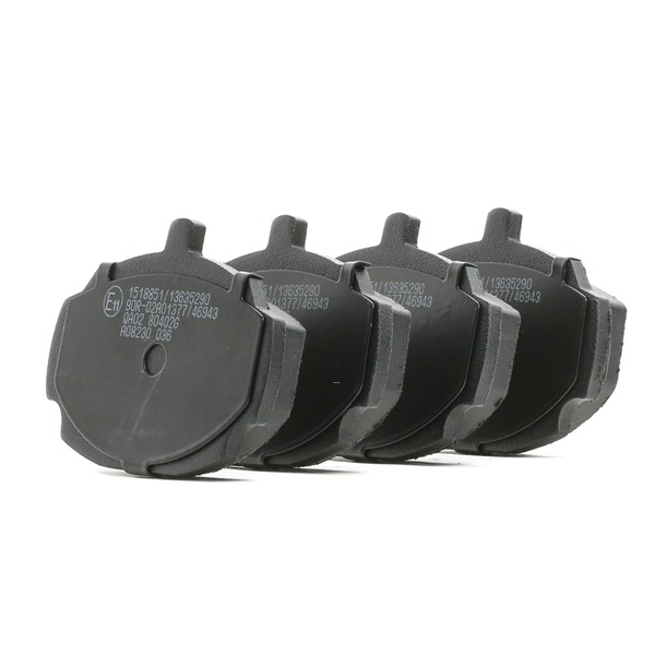 Remblokkenset voor schijfrem RIDEX 402B1106