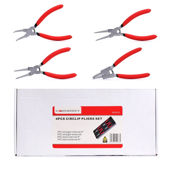 Pinza per anelli di sicurezza