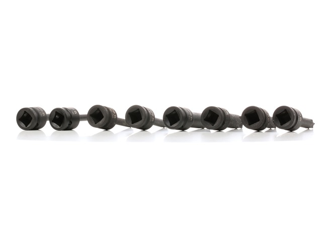 Socket Set Square Drive Tang Size: 12.5 (1/2")mm (inch), Spanner size: T30 , T40, T45 , T50, T55 , T60 , T70 , T80