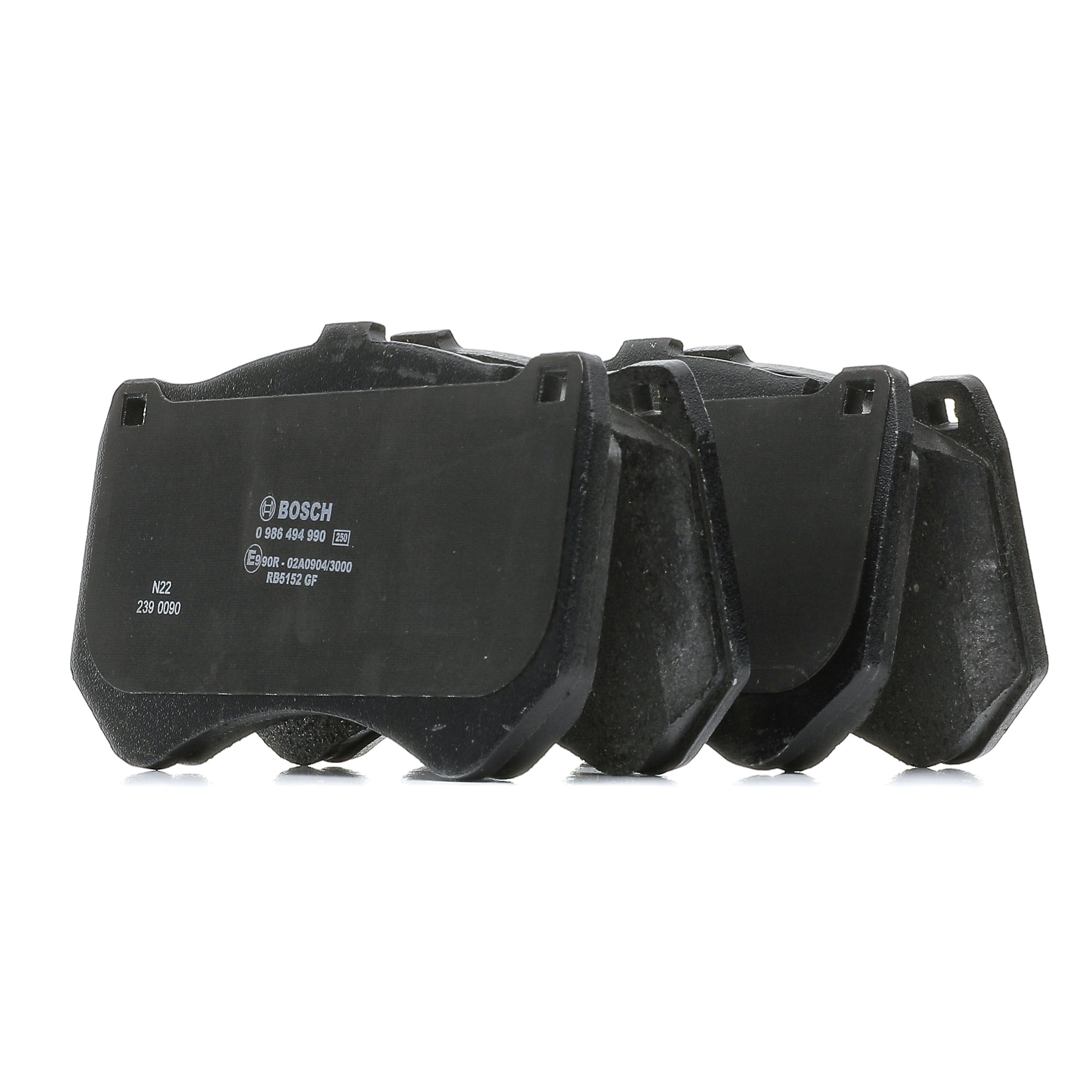 Комплект спирачно феродо, дискови спирачки 000 420 92 00 BOSCH 0986494990 MERCEDES-BENZ