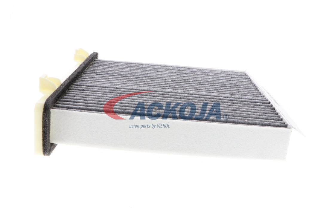 ACKOJA A37-31-0005 Filtr, wentylacja przestrzeni pasażerskiej Długość: 219[mm], Szerokość: 214[mm], Wys.: 43,5[mm]