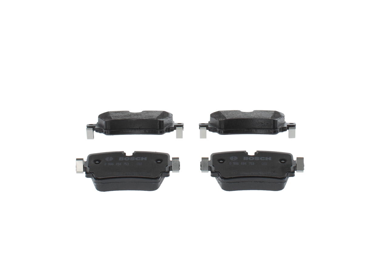 Bremsbeläge 0 986 494 753 BOSCH C2D49906 JAGUAR
