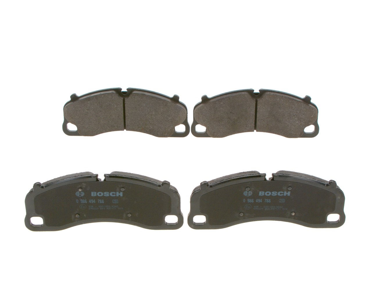 Bremsbeläge 0 986 494 788 BOSCH 25519 FIAT