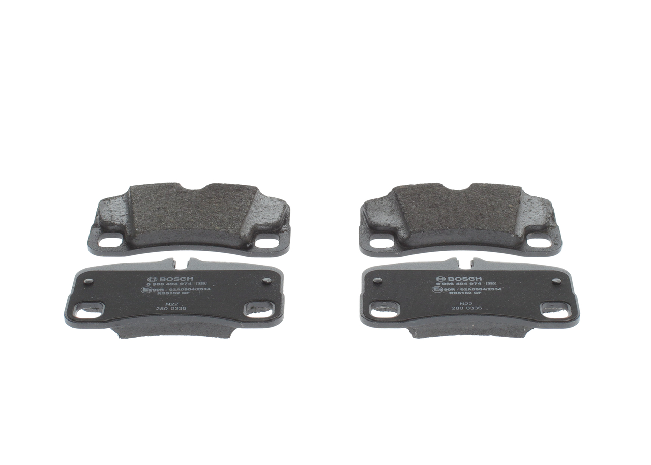 BP1825 BOSCH 0 986 494 974 Bremsbeläge