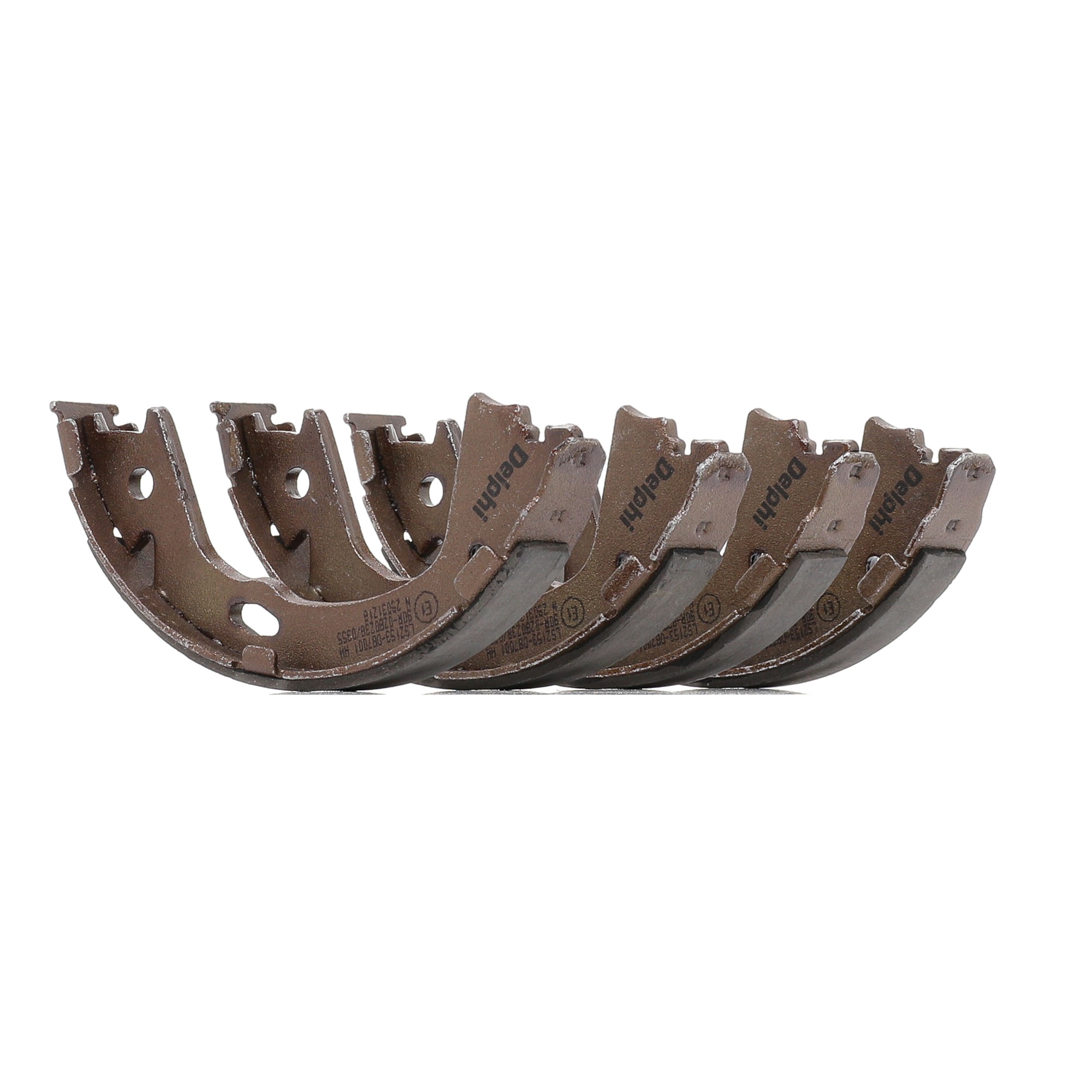 DELPHI LS2153 Handbrake shoes Width: 27mm