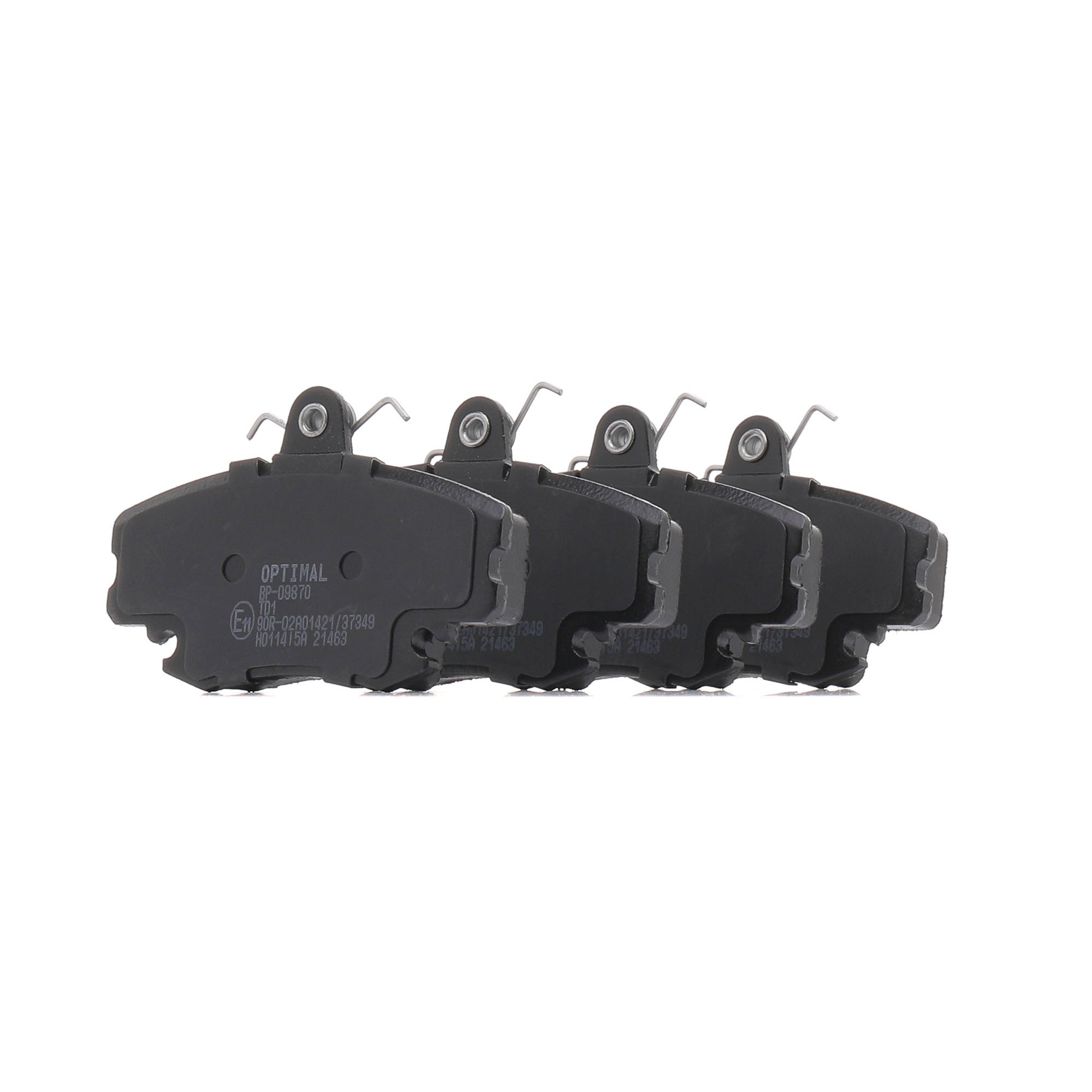 Комплект спирачно феродо, дискови спирачки 77 01 365 808 OPTIMAL BP-09870 RENAULT, DACIA, RENAULT TRUCKS