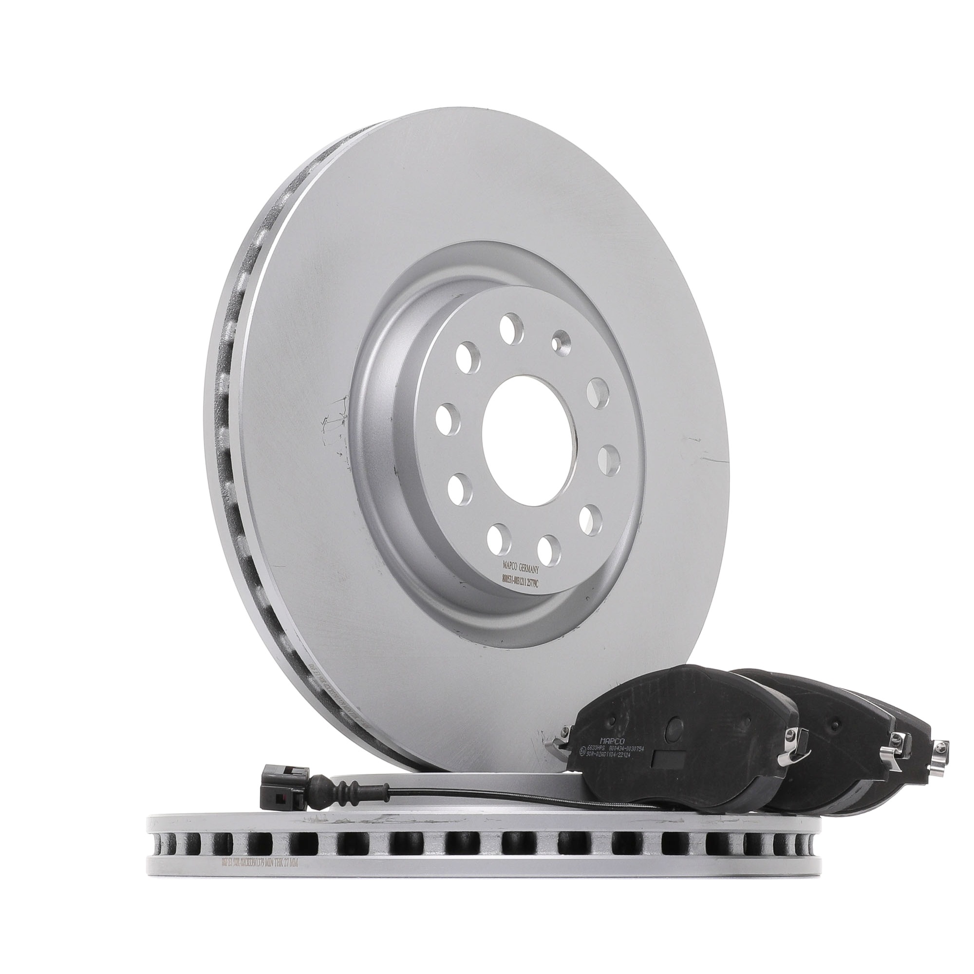 MAPCO Kit de frein AUDI A3 8v prix arrière et avant