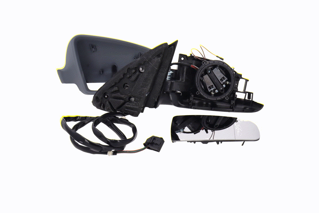 Buitenspiegel 8E0 857 536E VEMO V10-69-0165 VOLKSWAGEN, AUDI, SKODA, SEAT, LAND ROVER