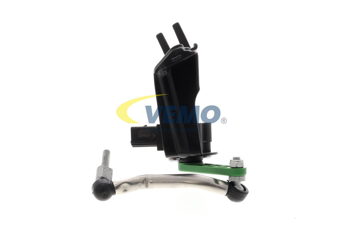 Sensor, Luftfederungsniveau V10-72-0065 VEMO 8R0941286D VW, AUDI, SKODA, SEAT, PORSCHE