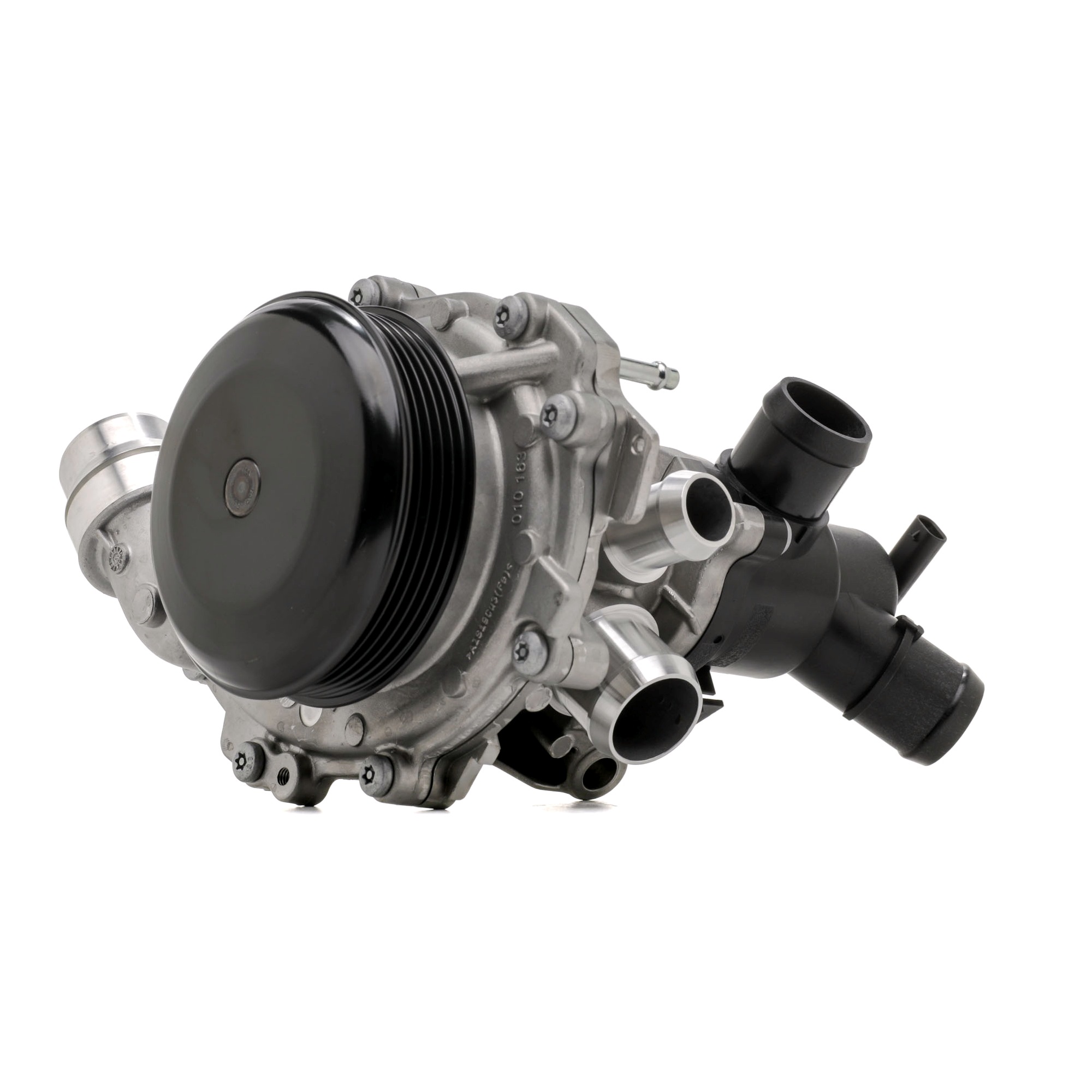 INA 538 0731 10 Wasserpumpe mit Riemenscheibe, für Keilrippenriementrieb, mit Thermostat