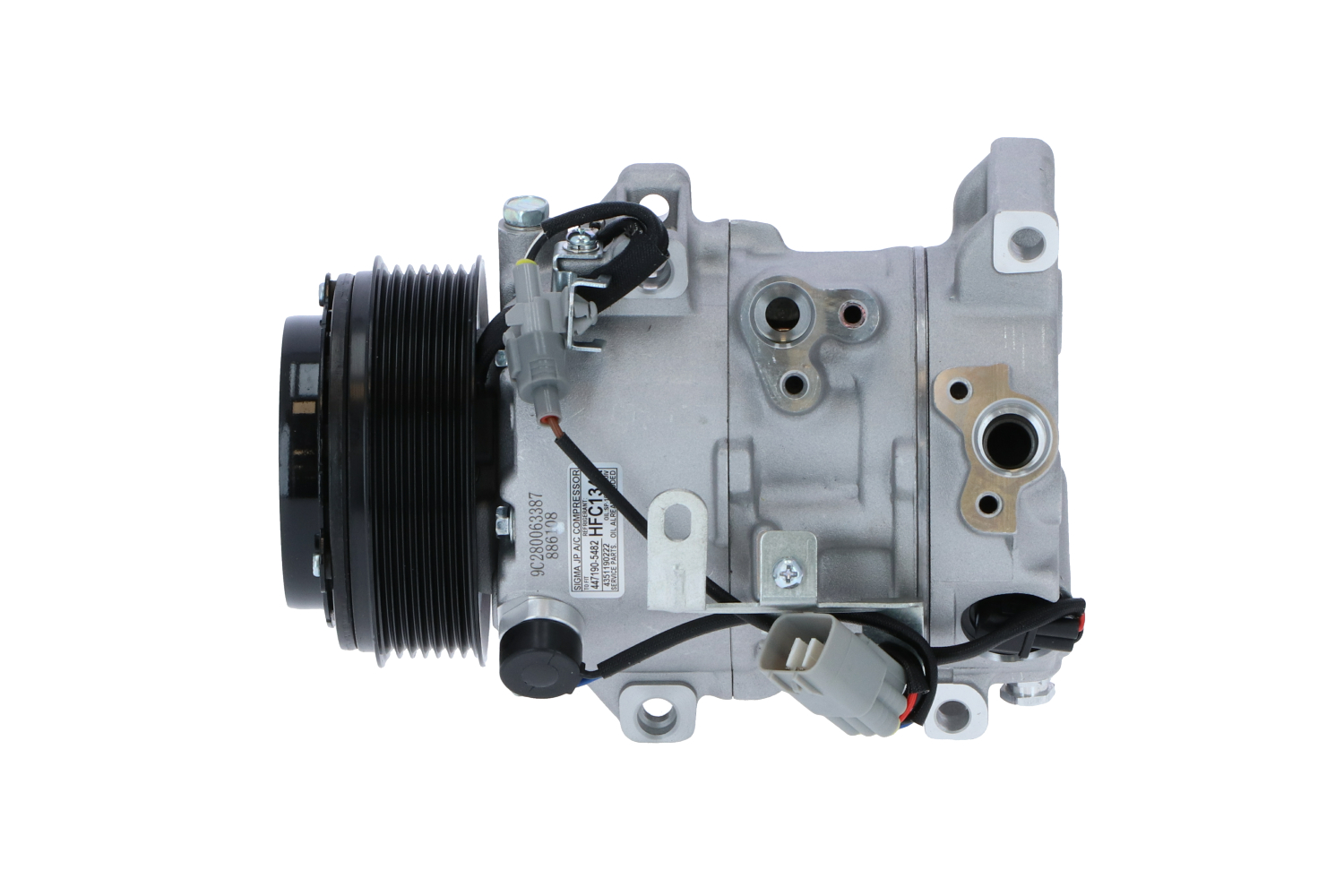 NRF 32985 Compresseur de climatisation Poulies-Ø: 115mm, Nombre de gorges: 7