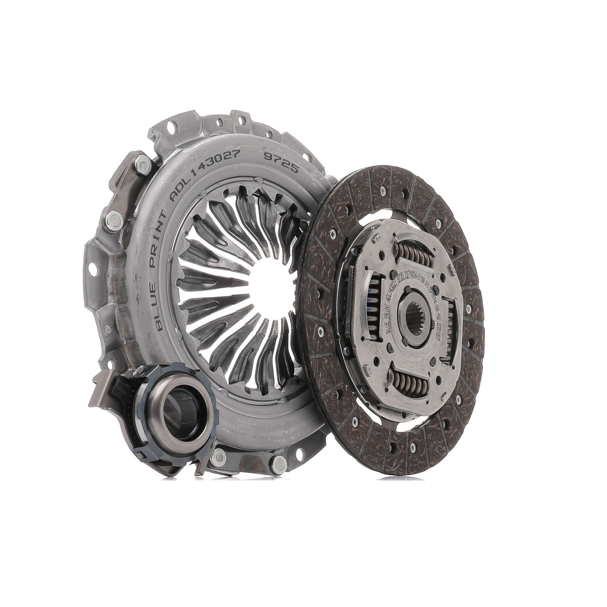 BLUE PRINT ADL143027 Kupplungssatz komplett FIAT GRANDE PUNTO 1.3 D Multijet 75 PS Diesel