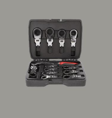 Set chei inelare cu clichet KS TOOLS 503.4820