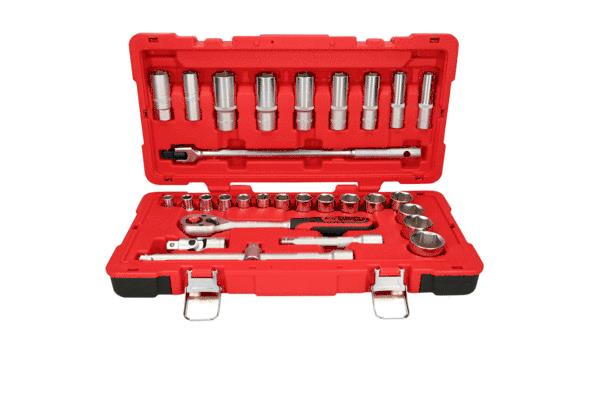 Socket set Square Drive Tang Size: 12.5 (1/2")mm (inch)