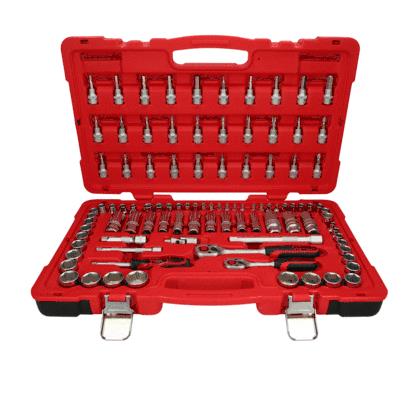 Socket set Square Drive Tang Size: 10 (3/8"), 6.3 (1/4")mm (inch)