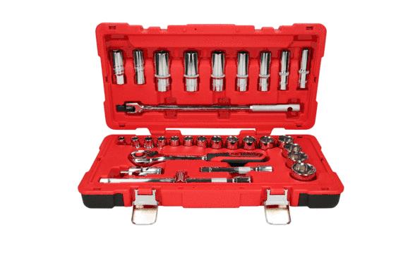 Socket set Square Drive Tang Size: 12.5 (1/2")mm (inch)