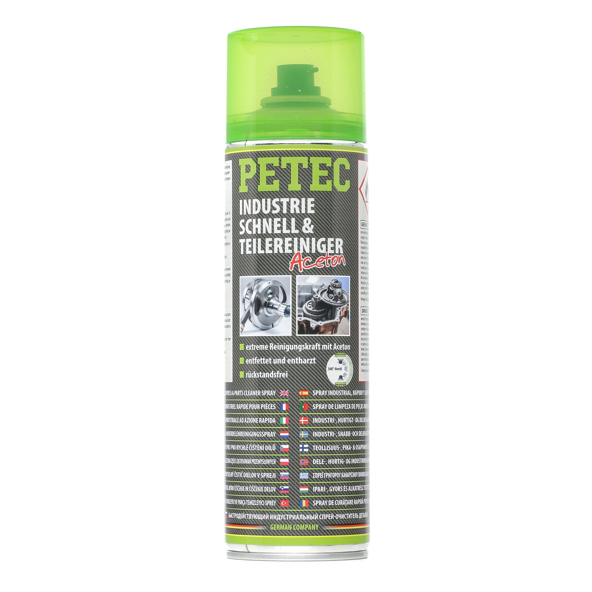 Image of PETEC Detergente rapido SPRAY DETERGENTE INDUSTRIALE AD AZIONE RAPIDA Contenuto: 500ml 71750009