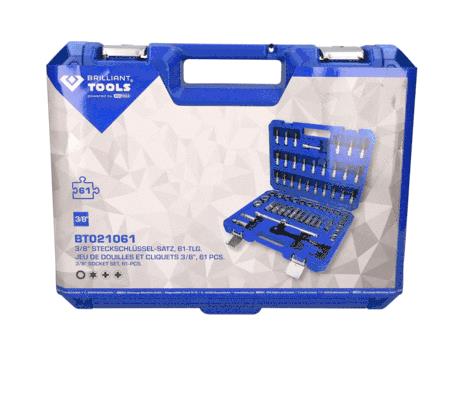 Socket set Square Drive Tang Size: 10 (3/8")mm (inch)