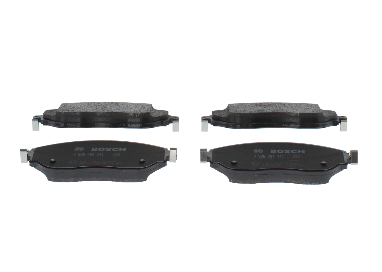 Plaquettes de frein 41060 00Q1H BOSCH 0986494741 RENAULT, FIAT, NISSAN, INFINITI