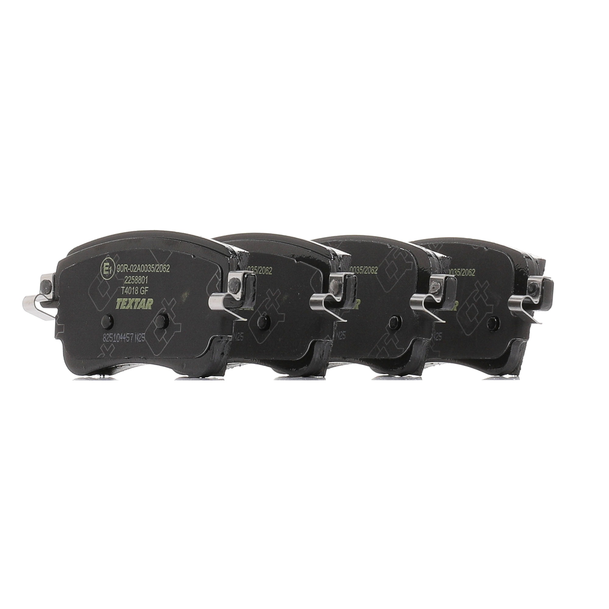 OEN 103100 Brake pad set TEXTAR 2258801