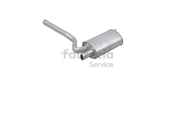 Mittelschalldämpfer FS03133 Faurecia 8D0253409AB VW, AUDI, SKODA, SEAT