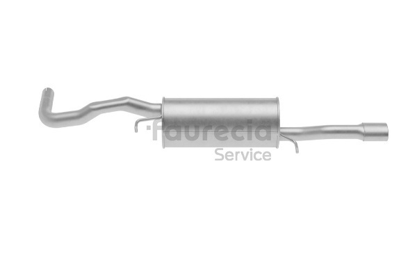 Endschalldämpfer FS03134 Faurecia 8D0253609AA VW, AUDI, SKODA, SEAT