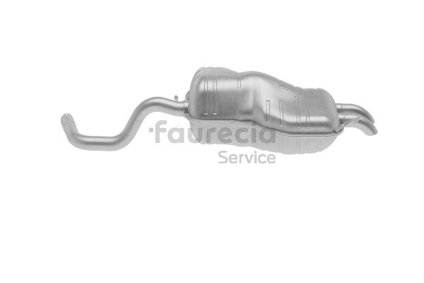 Hátsó hangtompító 1J6.253.609H Faurecia FS03153 VOLKSWAGEN, AUDI, SKODA, SEAT