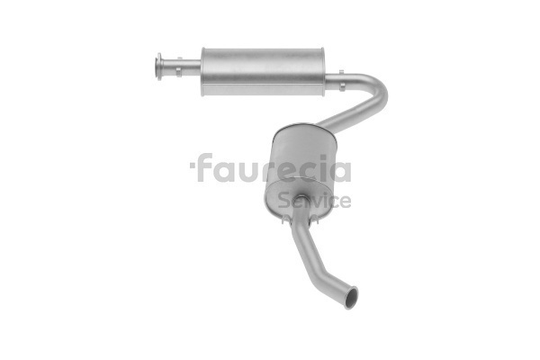 Hátsó hangtompító 1726A8 Faurecia FS15205 PEUGEOT, FIAT, CITROЁN