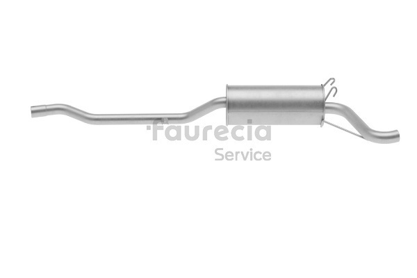 Endschalldämpfer FS15377 Faurecia 96001963 PEUGEOT, CITROЁN