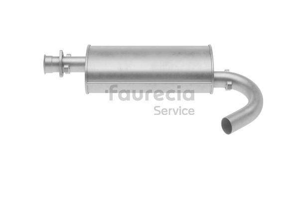 Középső kipufogódob 1726A8 Faurecia FS15391 PEUGEOT, FIAT, CITROЁN