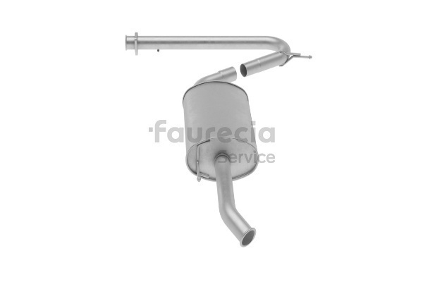 Hátsó hangtompító 1344237080 Faurecia FS15394 PEUGEOT, FIAT, CITROЁN