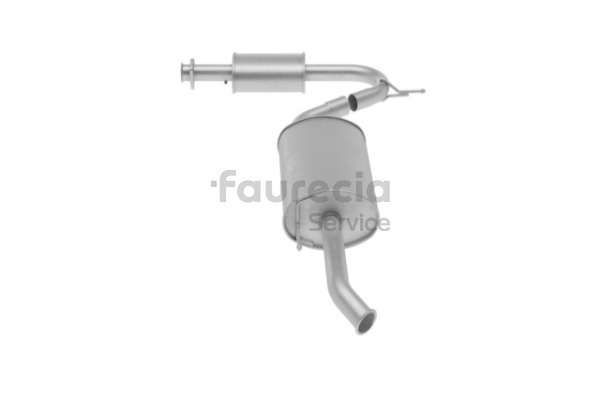 Endschalldämpfer FS15397 Faurecia 1726WL FIAT, PEUGEOT, CITROЁN