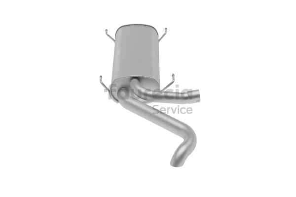 Faurecia FS15690 Endschalldämpfer CITROËN JUMPER 2.2 HDi 130 PS Diesel