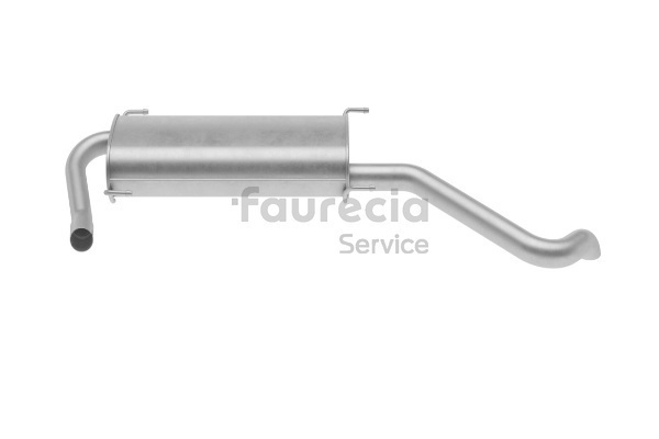 Endschalldämpfer FS15691 Faurecia 1730W0 FIAT, PEUGEOT, CITROЁN, DS, TALBOT
