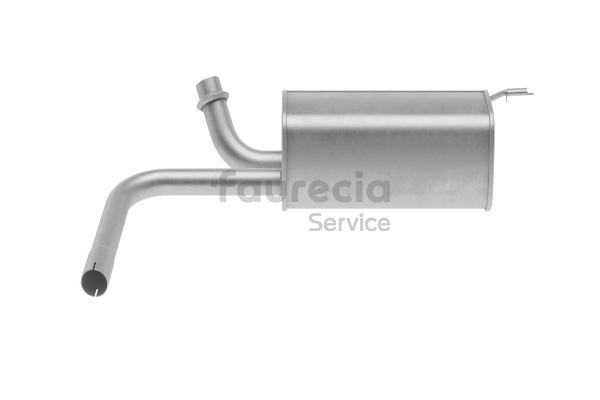Endschalldämpfer FS15727 Faurecia 173053 FIAT, PEUGEOT, CITROЁN, DS, TALBOT
