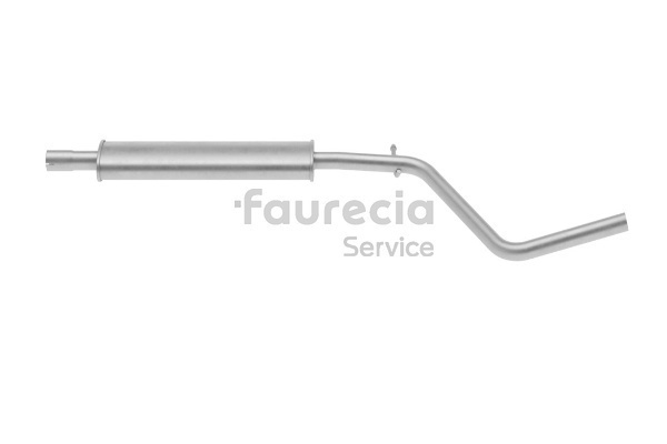 Mittelschalldämpfer FS16011 Faurecia 200100408R RENAULT, DACIA