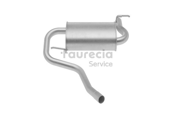 Endschalldämpfer 2001.011.79R Faurecia FS16016 RENAULT, DACIA