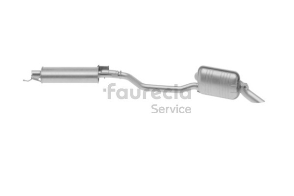 Einddemper 46447803 Faurecia FS25120 FIAT, ALFA ROMEO, LANCIA