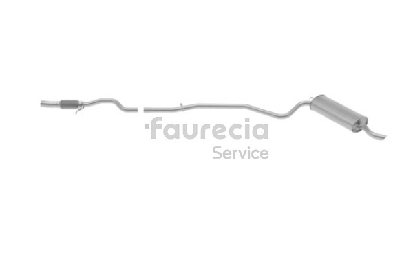 Endschalldämpfer FS25587 Faurecia 73500853 FIAT, ALFA ROMEO, LANCIA