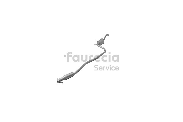 Mittelschalldämpfer FS30003 Faurecia 6203799 FORD