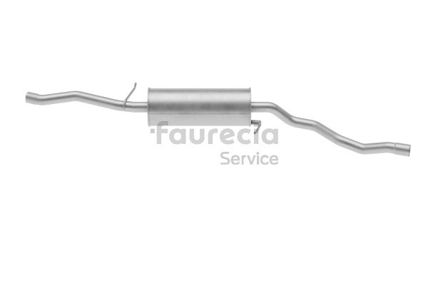 Mittelschalldämpfer FS30498 Faurecia 7M3253409F VW, AUDI, FORD, SKODA, SEAT