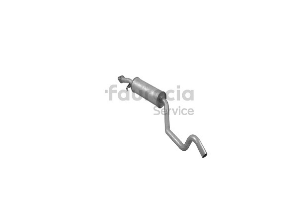 Mittelschalldämpfer FS40253 Faurecia 852087 OPEL, VAUXHALL