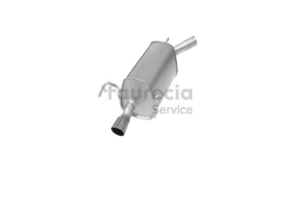 Uitlaat, demper Faurecia FS40473