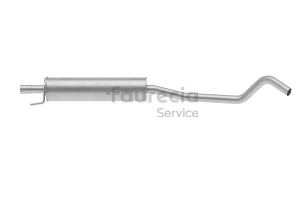 Mittelschalldämpfer FS40513 Faurecia 13204580 OPEL, VAUXHALL