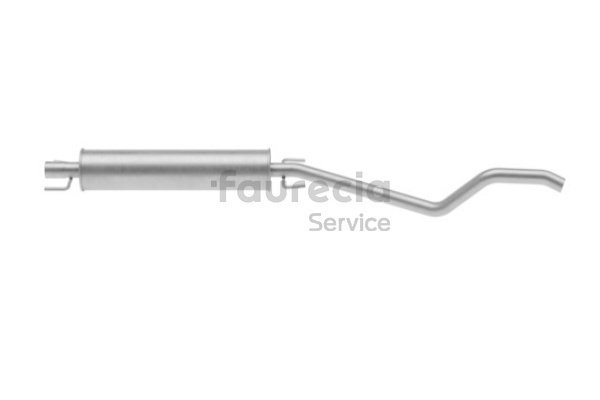 Forreste lyddæmper Faurecia FS40873
