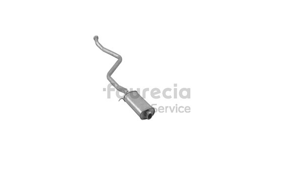 Mittelschalldämpfer FS45161 Faurecia 172184 PEUGEOT, CITROЁN, TALBOT